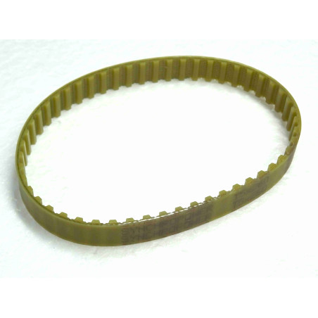 courroie synchrone polyuréthane 260mm PU 10 T5 260 ~ T5/260-10~52 dents~Ø260mm,haut 10mm,pitch 5mm,ép 1.2mm,ép dent 2.2mm (1D)