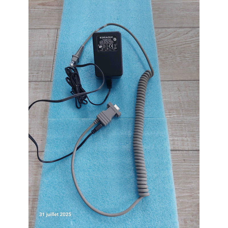 Alimentation Datalogic 4004-0798 outpout: 10V 800mA + cable RJ45 / DB9F ( N17 )