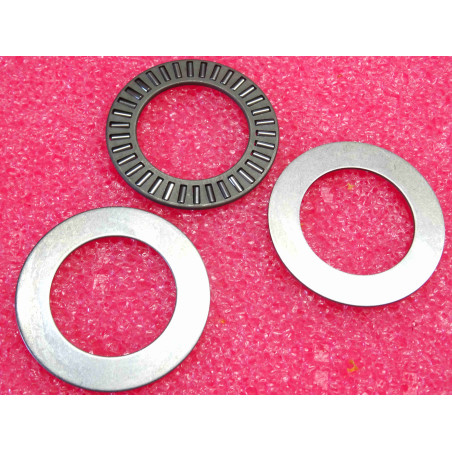 roulement à rouleaux IKO NTB3047AS ~ Øint 30mm, Øext 47mm, hauteur 2mm , 34 rouleaux 5x1mm (RS 198-8917)