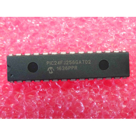 ci PIC 24FJ256 GA702 ~ ic PIC24FJ256GA702 ~ 16bit microcontroller ~ 256Kbyte flash , 16Kbyte SRAM , 32MHz max (PLA001)