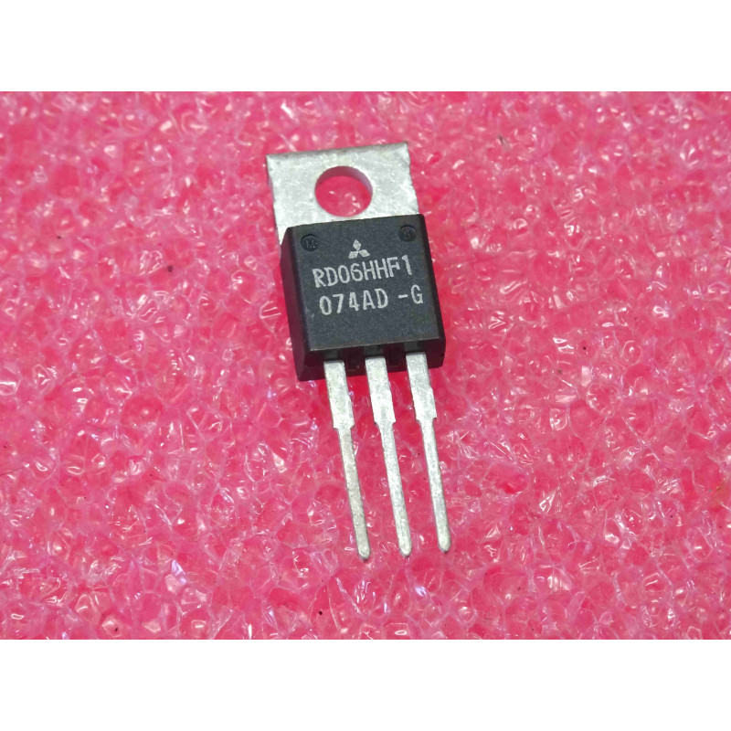 ci RD 06HHF 1 ~ ic RD06HHF1 ~ Silicon MOSFET Power Transistor 30MHz 6W ~ Udss 50V Id 3A ~ mitsubishi (5Q1)