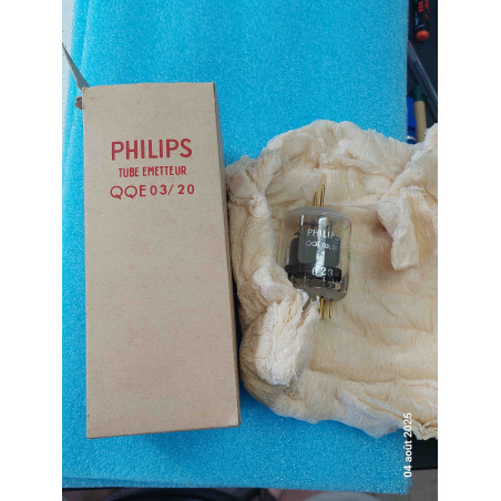 Tube Emetteur QQE03/20 Philips Valve Lampe NOS dans sa boîte D'origine