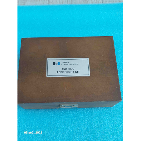 Coffret Bois HP 11856A 75 ohms type BNC Accessory Kit Hewlett Packard ( O20 )