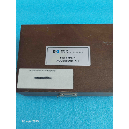 Coffret Bois HP 11853A 50 ohms type N Accessory Kit Hewlett Packard M/M F/F ( O20 )