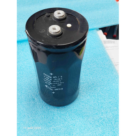 1 Condensateur Sic-Safco Felsic 85/S 4700µF 450V  4700MF 4700UF 450V Occasion  ( N2 )