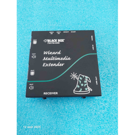 Black Box AVU5111A-R2 Wizard Multimedia Extender Receiver Occasion sans alim ( N15 )