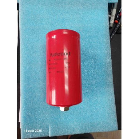 Condensateur Itelcond ASUX-HR 3000MFD 500Vdc 3000µF 3000MF 500V ( N9 )