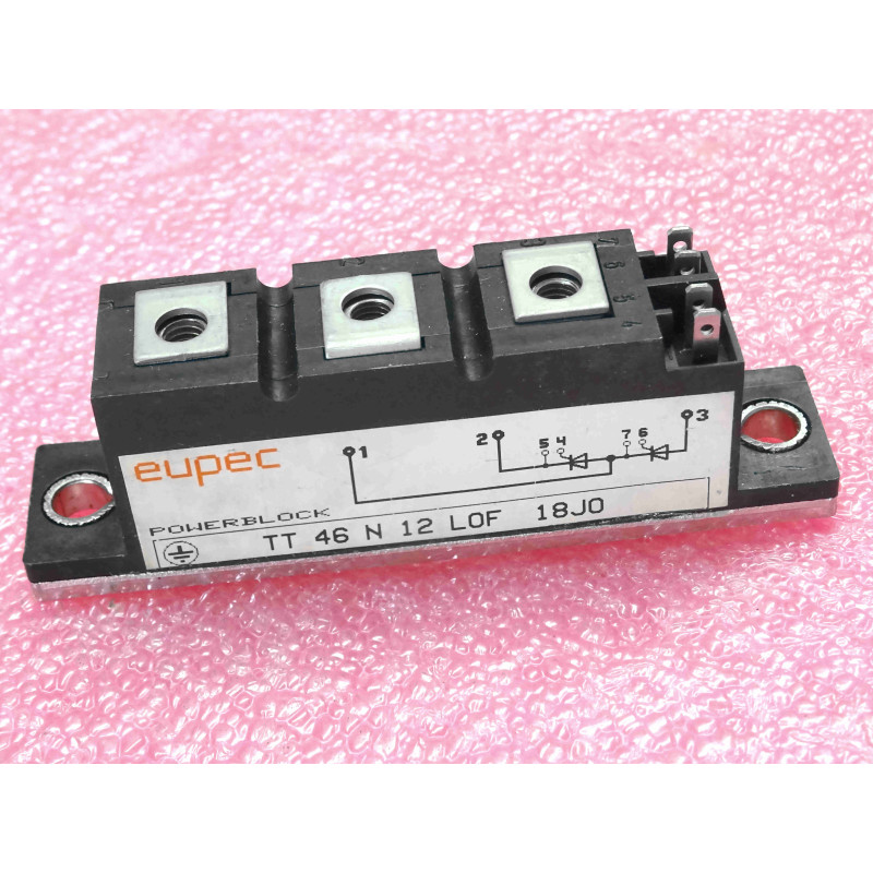 module de puissance Eupec TT46N12 LOF 18JO ~ powerblock  TT46N12LOF18JO (2P1)