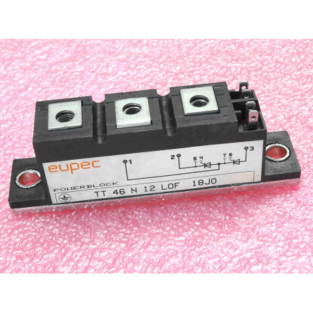 module de puissance Eupec TT46N12 LOF 18JO ~ powerblock  TT46N12LOF18JO (2P1)