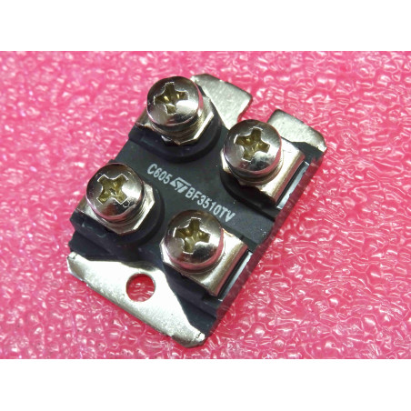 pont de diodes BF 3510 TV full 50-60Hz rectification brigde STBF3510TV ~ Urrm 1000V, If 35A, Ifsm 300A, Uf 1.3V, boîtier ISOTOP