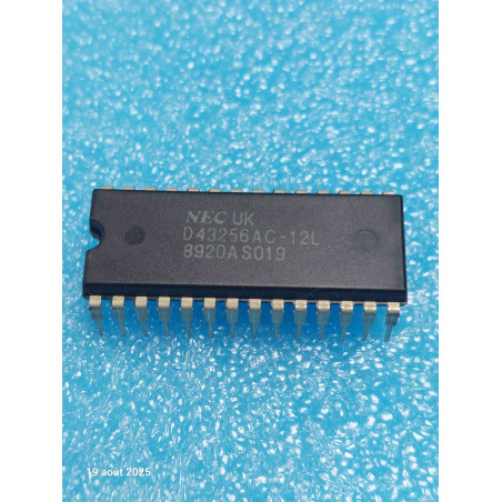ic D43256AC-12L ~ ci UPD43256 AC-12L dip28 CI 43256 New Old Stock ( PLA001 )