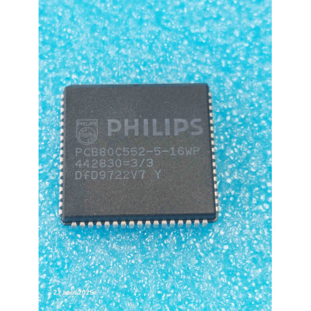 ci PCB80C552-5-16WP ~ ic PCB80C552 -5-16WP Boîtier PLCC Circuit Intégré New Old Stock