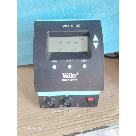 Station Weller WD2 sans fer occasion Testé seule la voie 1 Fonctionne ( N17 )