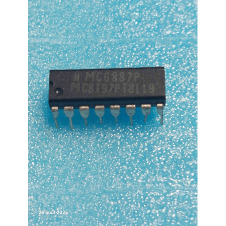 ci MC6887P ~ MC6887 P dip16 MC8T97P Circuit Intégré New Old Stock ( PLA007 )