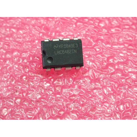 ci LMC 6482 IN ~ ic LMC6482IN ~ CMOS dual rail-to-rail input and output operational amplifier ~ DIP-8 ns (PLA001)
