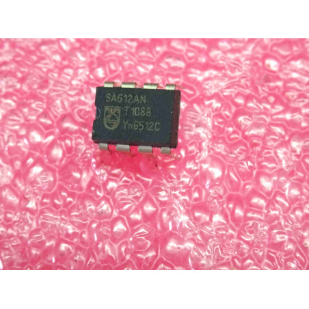 ci SA 612 AN ~ ic SA612AN ~ low power VHF monolithic double-balanced mixer and oscillator ~ DIL-8 philips (PLA001)