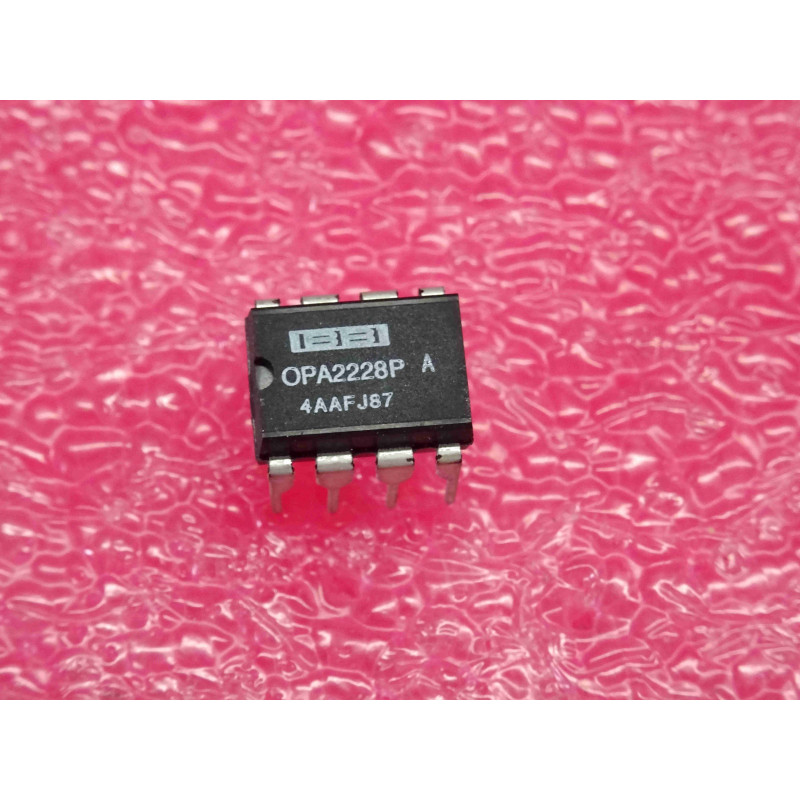 ci OPA 2228 PA ~ ic OPA2228PA ~ high precision, dual low noise operational amplifier , bandwidth 33MHz ~ DIP-8 (PLA001)