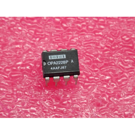 ci OPA 2228 PA ~ ic OPA2228PA ~ high precision, dual low noise operational amplifier , bandwidth 33MHz ~ DIP-8 (PLA001)