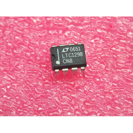 ci LTC 1298 CN8 ~ ic LTC1298CN8 ~ software selectable 2-channel MUX 60µs micropower sampling 12-Bit ADC ~ DIP-8 (PLA001)