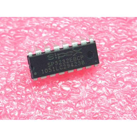 ci SP 3232 EBCP ~ ic SP3232EBCP ~ true +3V to +5.5V RS-232 transceiver 250kbps ~ DIP-16 (PLA001)