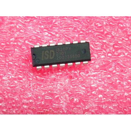 ci ISD 1820 PY ~ ic ISD1820PY ~ multiple‐message record/playback device ~ DIL-14 (PLA001)