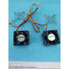 Lot de 2 Ventilateurs Sunon MB40201V2-0000-G99 DC 12V 0.6W 40X40X20mm + Grille - OCCASION