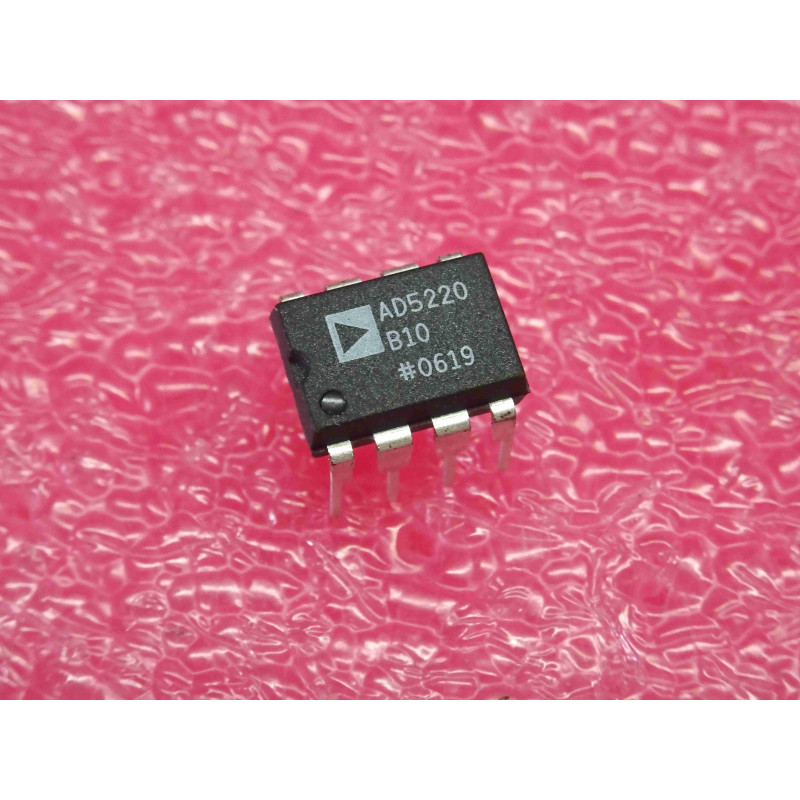 ci AD 5220 BN10 ~ ic AD5220BN10 (marked AD5220B10) ~128-position 10k-ohm increment/decrement digital potentiometer,DIP8(PLA001)