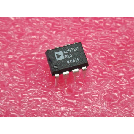 ci AD 5220 BN10 ~ ic AD5220BN10 (marked AD5220B10) ~128-position 10k-ohm increment/decrement digital potentiometer,DIP8(PLA001)