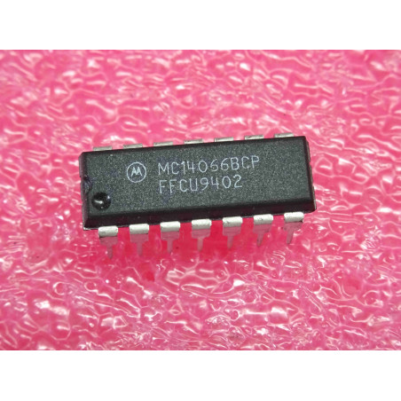 ci MC 14066 BCP ic MC14066BCP quad analog switch/quad multiplexer(compatible with CD4016/MC14016B, lower ON resistance)[PLA001]