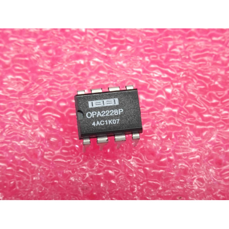 ci OPA 2228 P ~ ic OPA2228P ~ high precision, dual low noise operational amplifier , bandwidth 33MHz ~ DIL8 burr-brown (PLA003)