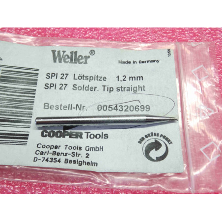 panne weller T0054320600 T0054320699 ciseau droit 1.2mm pour SPI27