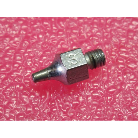 weller T0051351300 T0051351399 buse d'aspiration DS113 ~ Øext2.5mm , Øint 1.2mm , longueur de buse 18mm