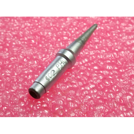 panne de fer à souder creuse à visser notée "102 PH" ~ burin 1.2mm , longueur totale 35mm , Ø 5mm