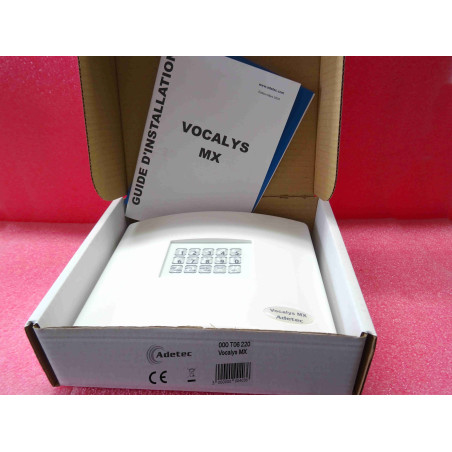 Transmetteur téléphonique Adetec : VOCALYS MX 000T06220 (Fabriqué en France)