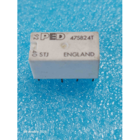 Relais PED 47SB24T 8 pins made in England  New Old Stock ( TIRO10 )