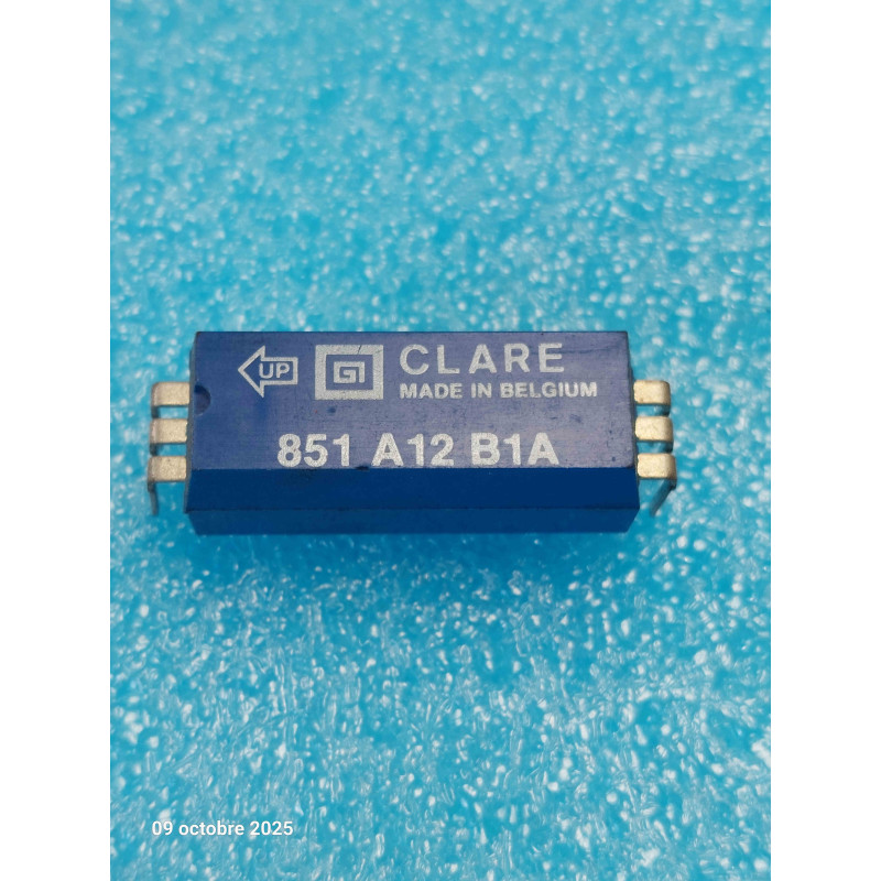 RelaisCLARE 851A12B1A 6 pins made in Belgium  New Old Stock ( TIRO10 )