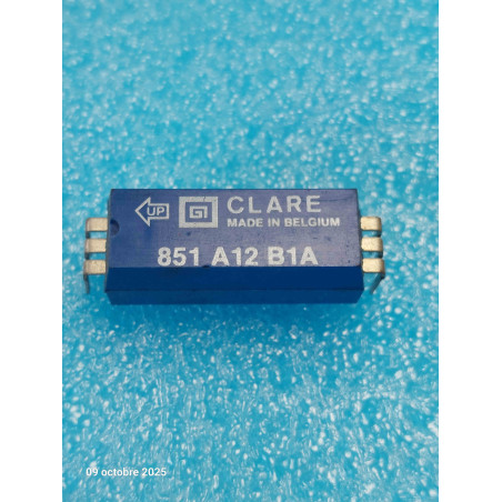 RelaisCLARE 851A12B1A 6 pins made in Belgium  New Old Stock ( TIRO10 )