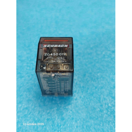 Relais SCHRACK ZG450012 12Vdc  5A 250Vac 14 Pins  New Old Stock ( TIRO10 )