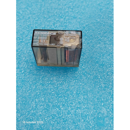 Relais SCHRACK RP818012 DC 12V 5 Pins 12A / 250V  New Old Stock ( TIRO10 )