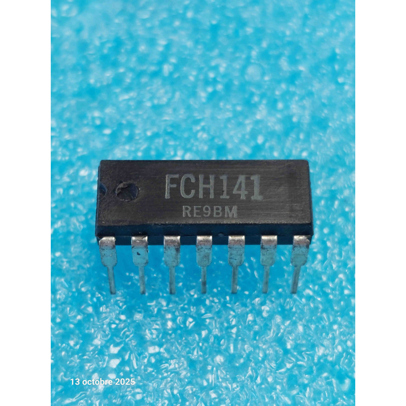 ci FCH141 ~ ic FCH141 Circuit Intégré dip14 New Old Stock ( TIRO 2 )