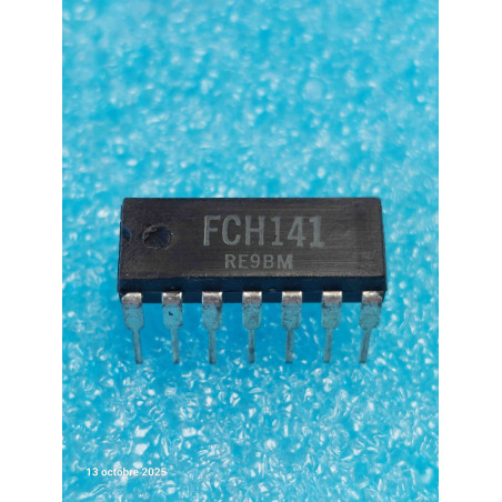 ci FCH141 ~ ic FCH141 Circuit Intégré dip14 New Old Stock ( TIRO 2 )