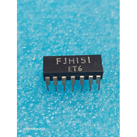 ci FJH151 ~ ic FJH151 Circuit Intégré dip14 New Old Stock ( TIRO 2 )