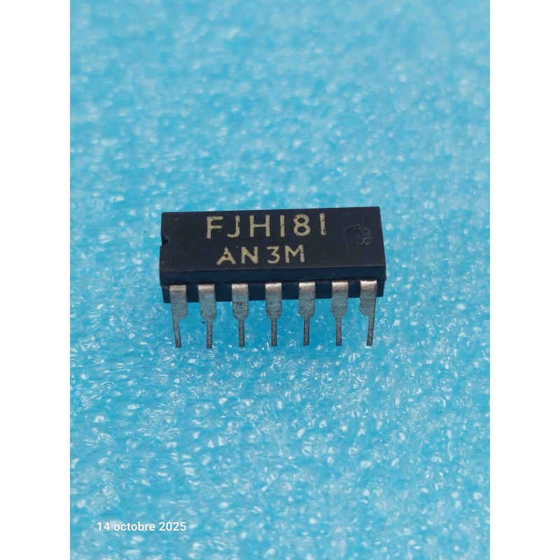 ci FJH181 ~ ic FJH181 Circuit Intégré dip14 New Old Stock ( TIRO 2 )