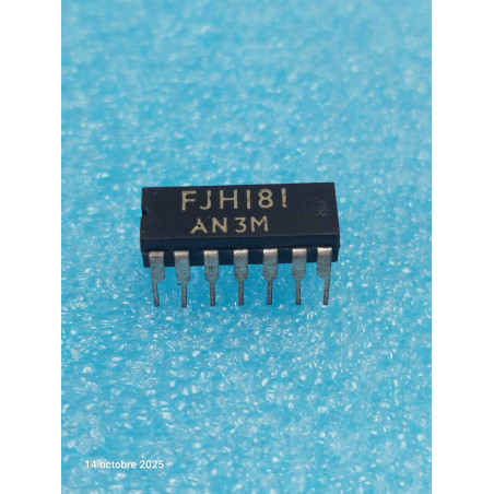 ci FJH181 ~ ic FJH181 Circuit Intégré dip14 New Old Stock ( TIRO 2 )