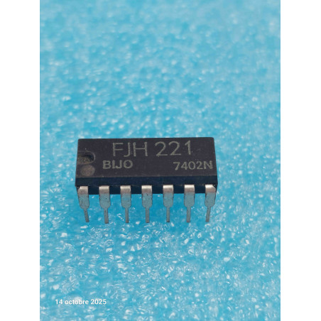 ci FJH221 ~ ic FJH221 Circuit Intégré dip14 New Old Stock ( TIRO 2 )