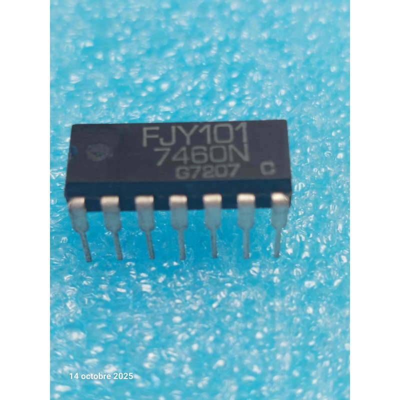 ci FJY101 ~ ic FJY101 Circuit Intégré 7460 dip14 New Old Stock ( TIRO 2 )