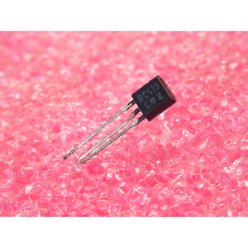 Lot de 5: transistor BC 413 C ~ BC413C , Si NPN ~ Uce 30V , Ucb 45V , Ueb 5V , Ic 100mA ~ sescosem (4I2)