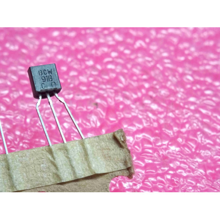 Lot de 5: transistor BCW 91 B ~ BCW91B ~ Si , NPN ~ Ucb 70V , Uce 60V , Ueb 5V , Ic 800mA (5P2)