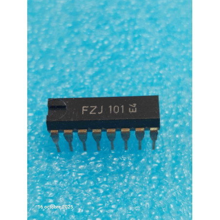 ci FZJ101 ~ ic FZJ101 Circuit Intégré dip16 New Old Stock ( TIRO 02 )