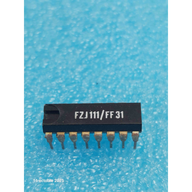 ci FZJ111 ~ ic FZJ111 Circuit Intégré dip16 New Old Stock ( TIRO 02 )